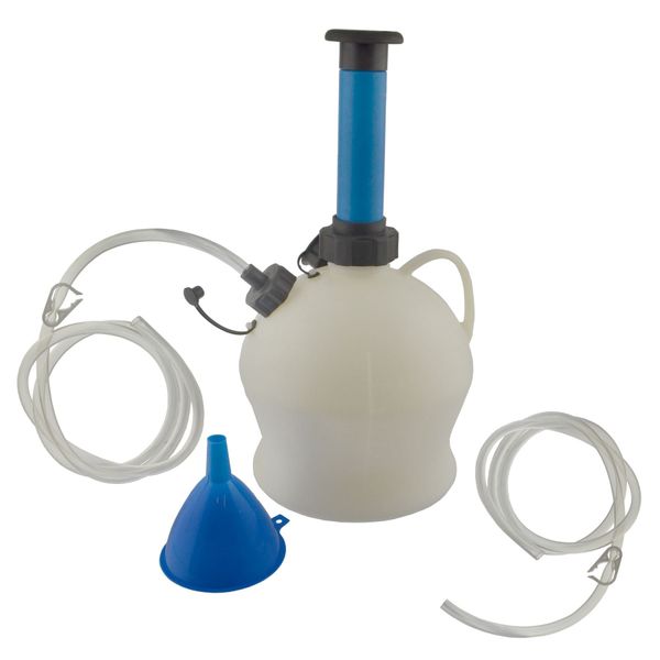 AB Tools Oil and Fluid extraction siphon pump and container 4 Litre Sil103