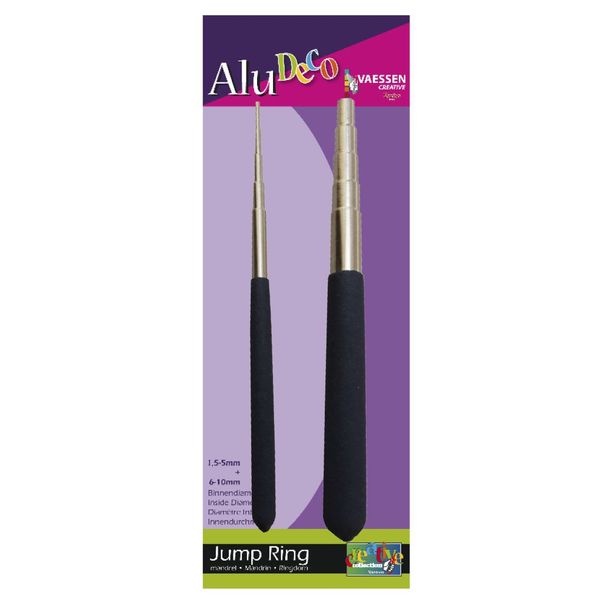 Vaessen Creative 1.5-5 mm Plus 6-10 mm Jump Ring Mandrel, Set of 2