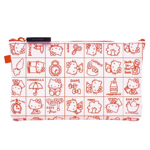 Peg Design NUU HELLO KITTY Cosmetic Case, Retro pattern