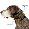 Buckle-Down Scooby Doo Stacked CloseUp Black Plastic Clip Collar, Large/15-26"