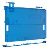 eXtremeRate Clear Blue Console Back Plate DIY Replacement Housing Shell Case for Nintendo Switch OLED Console – JoyCon Shell & Kickstand NOT Included