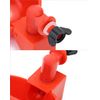 QWORK® 6PCS Automatic Poultry Drinker, Red Plastic Chicken Water Dispenser for Buckets Boxes Troughs 3/8 Inch Thread