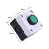 Push Button Switch, Weatherproof Green Push Button Switch One Button Control Box for Gate Opener