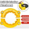 2025 New Drill Bit Sharpener, Drill Bit Grinding Attachment, Angle Grinder Drill Bit Sharpener, Multi Specification Polishing Auxiliary Tool, Blade Angle Grinder for Drill Bit Grinding (2 Pieces)