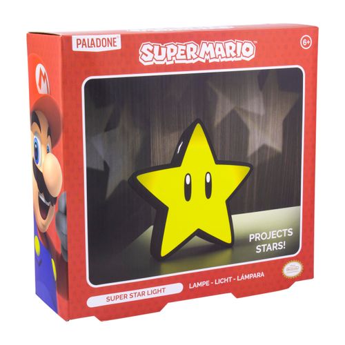 Paladone Star Projection | Super Mario Bros Collectable Mood Light, Multicoloured
