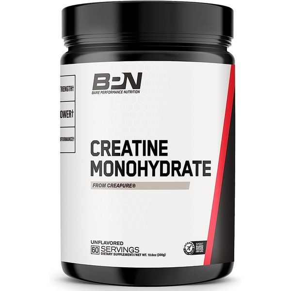 BPN Creatine Monohydrate with Creapure, Unflavored, Increase Muscle Mass