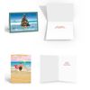 Beach Christmas Card Variety Pack - 18 cards & envelopes - 90