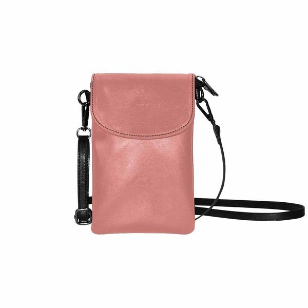 Womens Crossbody Bag - Tiger Lily Pink Small Cell Phone Purse - One Size