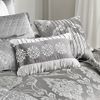 Riverbrook Home Elegant Collection Comforter Set, King, Kacee - Platinum, 12-Piece Set