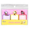 Sunstar Stationery Snoopy Sticky Notes, Die Cut, Pink S2838648