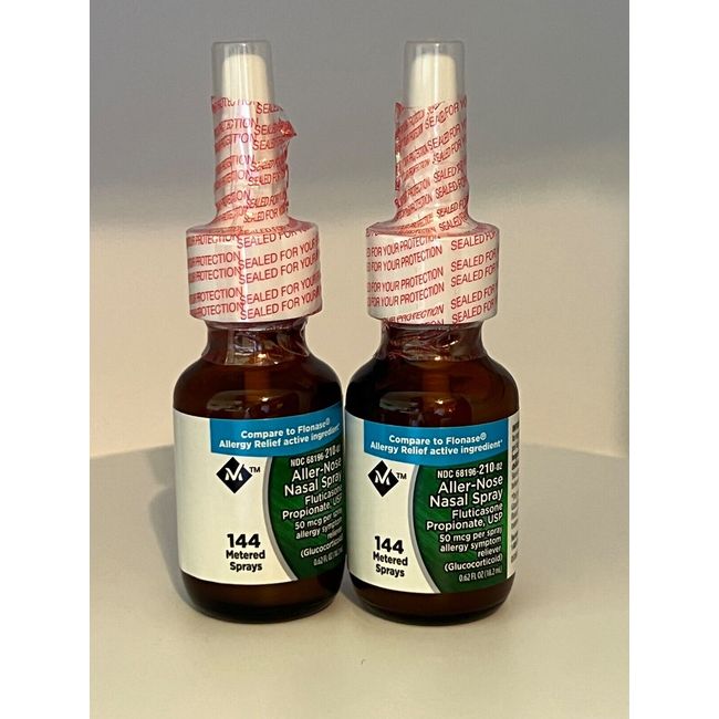 2 Bottles Members Mark Fluticasone Propionate 50mcg Nasal Spray Allergy Relief