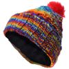 Gheri Woolen Knitted Fleece Lined Pom Pom Bobble Hat R