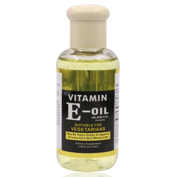 Vitamin E Oil for Skin - Natural Vitamin E Oil - Vitamin E Oil for Face Care - Essential Oils for Skin - Massgae Body Oil for Reduce Scars Nourish Dry Hair Tender Skin Care 75ml