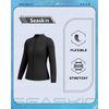 Seaskin Womens Wetsuit Tops 2mm Front Zipper