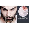 Beard Shaper Goatee Mustache Grooming Tool Face Hair Styling Template for Man - Transparent - 5 PCS/Set (Transparent)