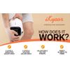 Wireless Knee Massager with Heat Vibration Massage LED Screen Infared Therapy