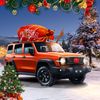 Fosoloni Reindeer Costume Car Decoration Set