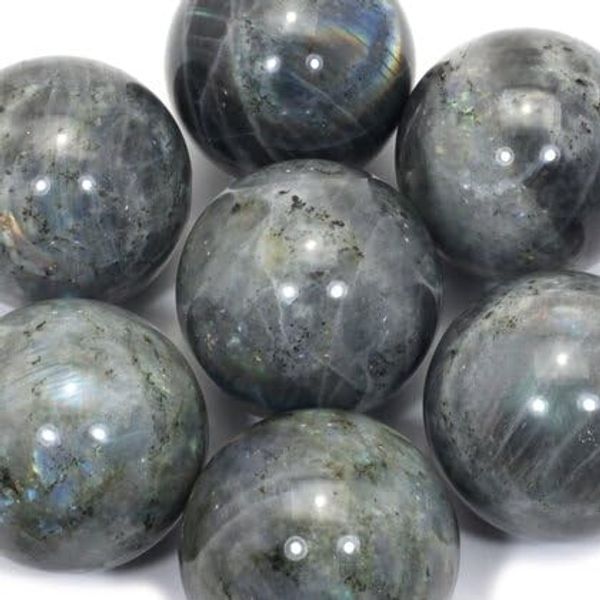 Labradorite Medium Crystal Sphere ~45mm