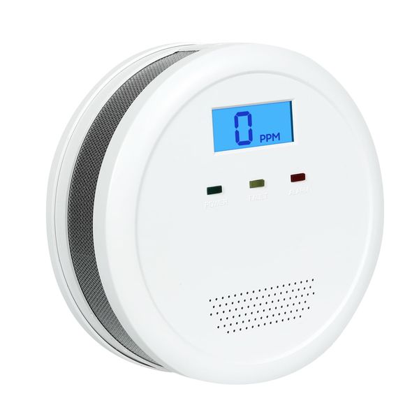 LCD Display Carbon Monoxide Detector,Carbon monoxide Alarm for house,home,Comply with EN50291 with 7 years lifetime