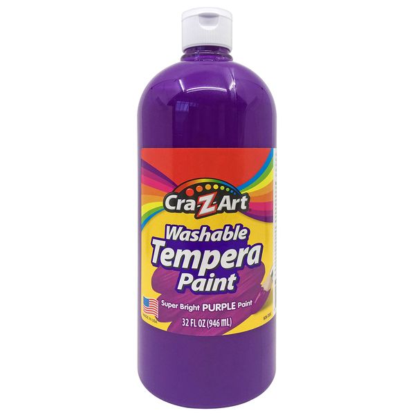 Cra-Z-Art Washable Tempera Paint Purple 32oz