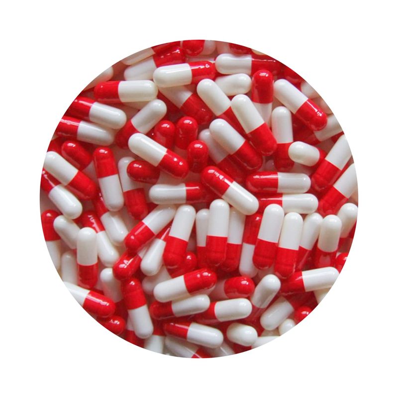 Pure Capsules® Size 3 Empty Capsule Red White-Size 3 Small Empty ...