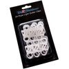 WeRChristmas Rope Light Gutter Hooks, White, Pack of 24, 4 cm