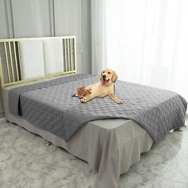 Waterproof Blanket Reversible Dog Bed Cover Pet Blanket for Furniture Bed Cou...