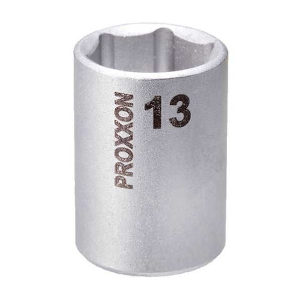 PROXXON No. 83728 Socket 1/4" 0.5 inch (13 mm)
