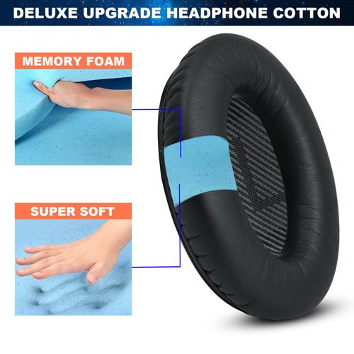 Ear Pads for Bose QuietComfort 35 ii, Premium Replacement Pads for Bose QuietComfort 35 (QC35) Headphones, Replacement Ear Cushions Compatible with Bose QuietComfort 35 II QC35 II Over-Ear Headphones