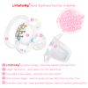 LittleForBig Bigshield Generation-II Adult Sized Pacifier White Little Circus Carousel Pattern