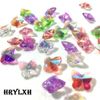 HRYLXH 50pcs Nail Art Jewelry Parts Crystal Nail Parts Butterfly Shape Nail Rhinestone Perfect for Nail Decoration