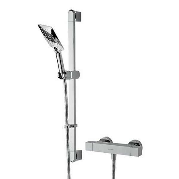 Bristan Quadrato Square Thermostatic Shower Bar Slide Rail Kit QD SHXSMFF C -MFH