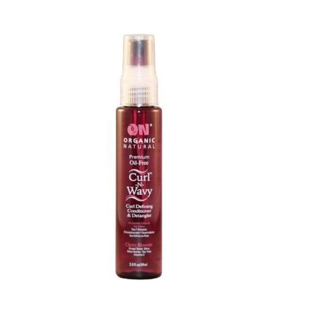 On Organic Natural CurlNWavy Defining Conditioner&Detangler,CherryBlossom 2oz