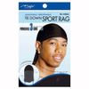 Magic Tie Down Nylon Sport Durag Black Hair Cap