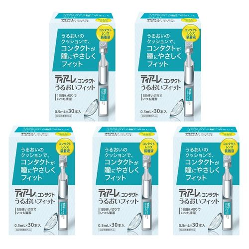 Tiare Moisturizing Fit (30 Pieces) x 5 Boxes (Designated Quasi Drug)