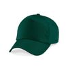 Beechfield Unisex B010.FNA 5-Panel Cap - Black, One Size