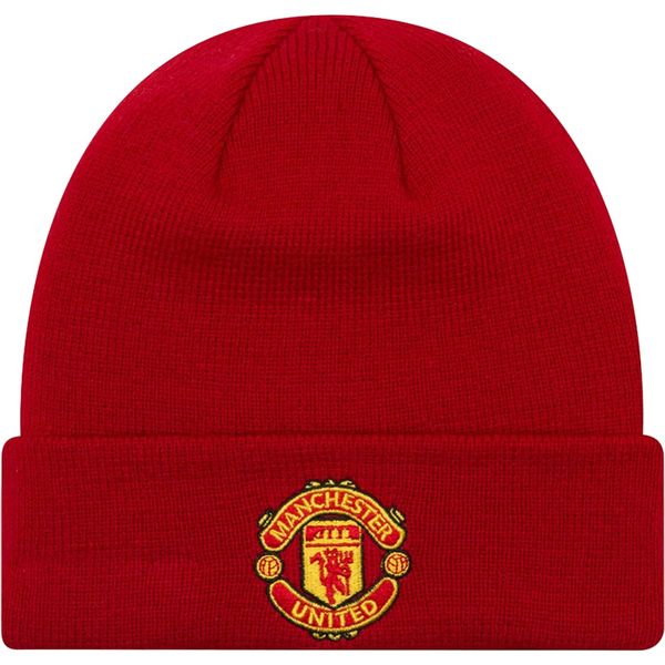 New Era ERA Essential Y Cuff Beanie Manutd Sca, red, One Size