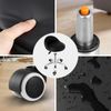 Adjustable Height Hydraulic Rolling Swivel Stool Spa Salon Chair with Back Rest