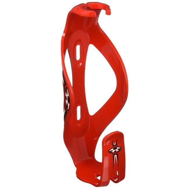 OGK KABUTO PC-2 Bicycle Bottle Cage, Red, For 16.9 fl oz (500 ml) Plastic Bottles