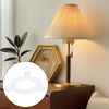 10 PCS E27 to E14 Lamp Shade Conversion Ring, 42mm to 29mm Adapter Ring, Plastic Lamp Holder Converter Reducer Replacement (White)