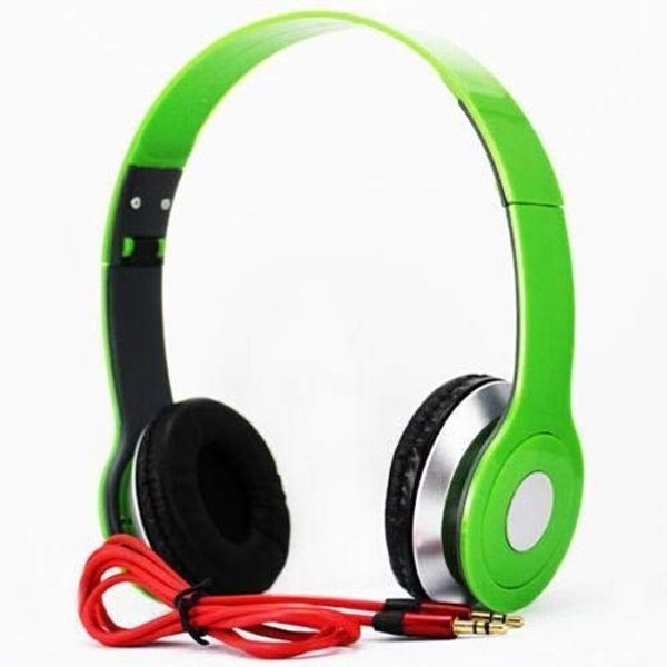 SoundStrike 3.5mm Foldable Headphone Headset for Dj Headphone Mp3 Mp4 Pc Tablet sandisc Music Video and All Other Music Players (Grass Green)