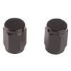 Tusk Billet Aluminum Valve Stem Caps Black
