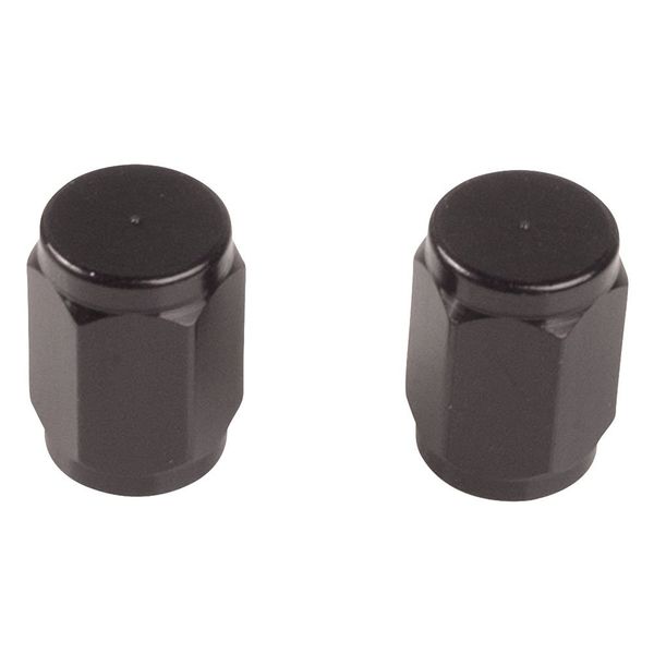 Tusk Billet Aluminum Valve Stem Caps Black
