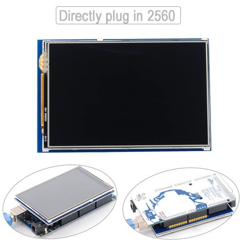 DIYmalls 3.5" inch TFT LCD Display Module ILI - 9486 Resistive Touchscreen 5V/3.3V 480x320 8-bit Parallel Interface w/SD Card Slot for Arduino Mega-2560