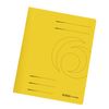 Herlitz A4 Manilla Folded Flat File - Yellow (Pack of 10)