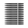 Pentel SESF30C-NX Extra Fine Brush Tip, 12 Pieces Grey