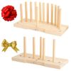 Yorimi Bow Maker Wooden Wreath Bow Maker Tool Durable Portable Bow Tie Machine