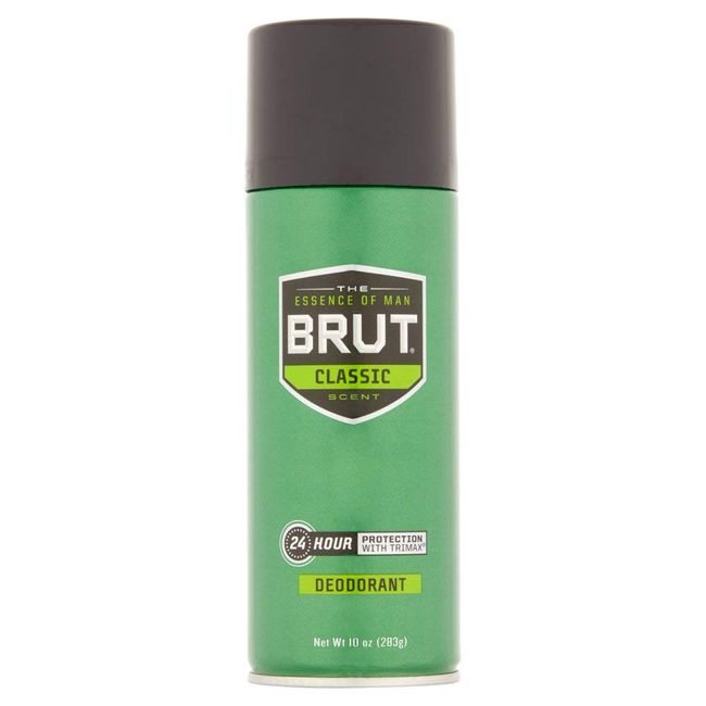 Brut Deodorant 10oz Aerosol Classic Scent (3 Pack)