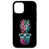 iPhone 15 Pro Women Pineapple Sunglasses Beach Summer Smartphone Case