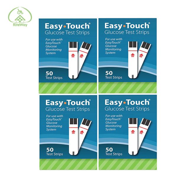 Easy Touch Blood Glucose Test Strips Box of 200 CT (4 Boxes X 50 CT)